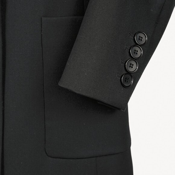 Oscar de la Renta SS/18 Runway Black Wool-Blend Longline Blazer - Picture 6 of 10